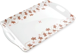 Servírovací tác s motivem perníčků 37,5 × 23 cm