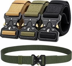 Taktický nylonový opasek s kovovou sponou Quick Release - 1 kus