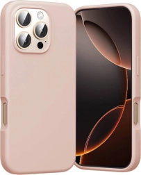 Silikonové pouzdro Vention pro iPhone 16 Pro s MagSafe (růžové)