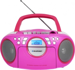 Přenosný boombox s FM PLL, CD/MP3, USB, AUX a kazetovým přehrávačem