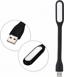 USB lampička k notebooku 6 LED černá