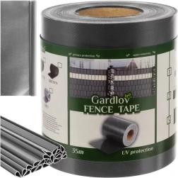 Šedá plotová páska Gardlov 19cmx35m