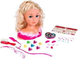 Hlava na česání PRINCESS CORALIE s doplňky