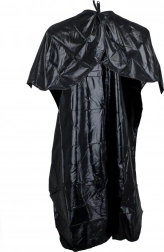 Univerzální kadeřnická pláštěnka pro barvení a stříhání vlasů černá