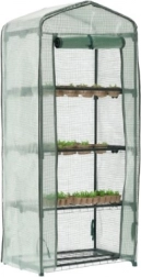 Balkónový foliovník se čtyřmi policemi 69 × 49 × 160 cm