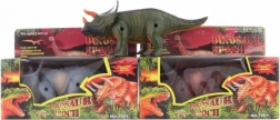 Chodící svítící dinosaurus na baterie pro děti