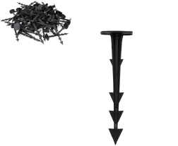 Sada 100 kolíků pro upevnění agrotextilie 12,5 cm