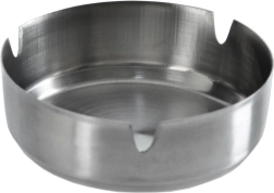 Kulatý nerezový popelník 10 cm