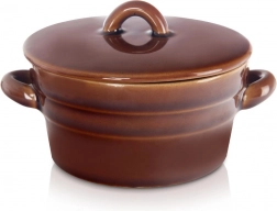Keramický hrnec s pokličkou 340 ml