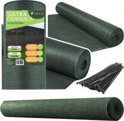 Zelená stínící síť na plot 1.5x50 m 140g/m²