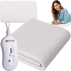 Elektrická vyhřívací podložka Ruhhy 150 × 80 cm bílá