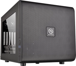 Thermaltake Core V21 Micro skříň s oknem, USB 3.0, 200mm ventilátor, černá