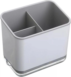 odkapávací organizér na příbory s 3 přihrádkami