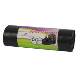 Extra pevné černé pytle na odpad 120 l, 10 ks