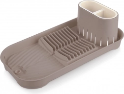 Odkapávač na nádobí hnědý 39 × 19,5 × 11 cm