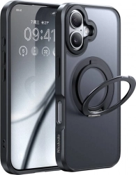 McDodo MagSafe pouzdro se stojánkem pro iPhone 16 černé