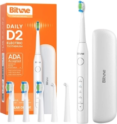 Sonický zubní kartáček se sadou špiček a cestovním pouzdrem