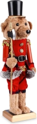 Vánoční figurka medvídek 39 cm