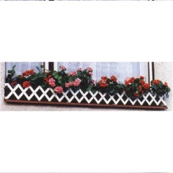 Okenní zahrádka 70–80 cm bílá