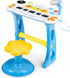 Dětské elektronické piano s mikrofonem a MP3 stojanem