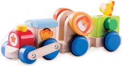 Dřevěný vláček safari