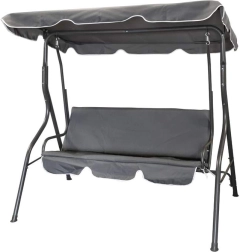 Zahradní houpačka pro 3 osoby PANAMA, antracit