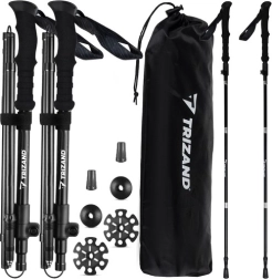 Skládací trekingové hole s příslušenstvím Trizand