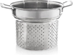 Nerezový vložný koš na těstoviny ANETT 24 cm, 8 l