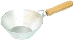 Zednická naběračka s dřevěnou rukojetí 180 mm