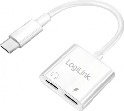 LogiLink USB‑C adaptér s nabíjením 60 W PD a audio konektorem