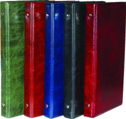 Vizitkář A5 na 80 vizitek s registrem A–Z, lesklý, mix barev