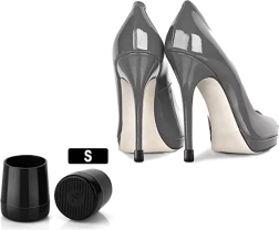 Silikonové chrániče na jehlové podpatky S, černé