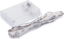 LED pásek s teplým bílým světlem 1 m na AA baterie