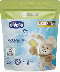 Chicco Prací kapsle Baby Sensitive pro dětské prádlo 20 ks