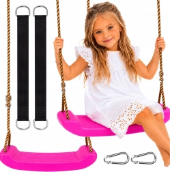 Dětská zahradní houpačka Swing-y růžová