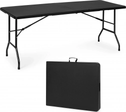 Skládací cateringový stůl 180 cm černý od ModernHome