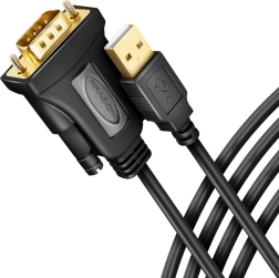 Adaptér USB 2.0 na RS-232 se sériovým portem, 1,5m kabel, čip FTDI