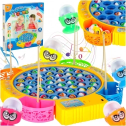 Rodinná dovednostní hra rybolov – 45 rybek a 4 pruty