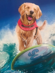 Sada na diamantové malování 5D 30 × 30 cm – mozaika s kamínky