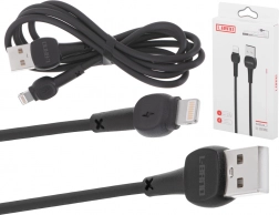 Kabel pro rychlé nabíjení USB-A Lightning černý 2A 100 cm