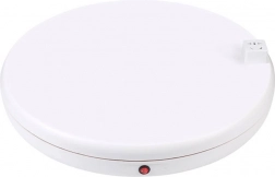 Otočný fotografický stojan PULUZ s napájecí zásuvkou 45 cm – bílý