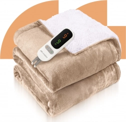 Elektrická vyhřívaná deka CozyHeat 160 W béžová