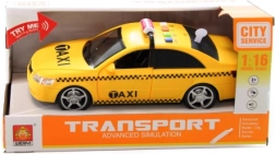 Plastové taxi na baterie se světly a zvuky