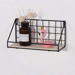 Nástěnná police 29,5 cm – černá