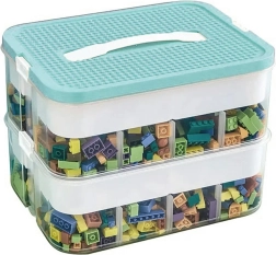 Skládací organizér na kostky a hračky, 2patrový