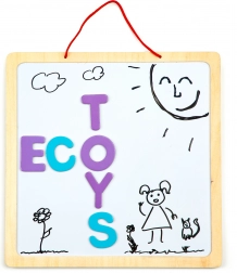 Vzdělávací magnetická tabule se slovy a čísly 3v1