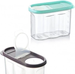 Dóza na sypké potraviny s dávkovačem a měrkou 1,2 l