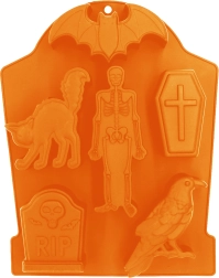 Silikonová forma na pečení Halloween – 6 kusů