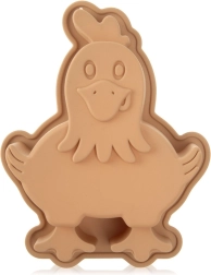 Silikonová forma na pečení ve tvaru slepičky 19,5 × 15 × 4 cm