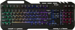 YENKEE herní klávesnice shadow s kovovou deskou a RGB podsvícením